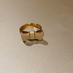 Kate Spade Bow Ring White